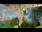 Fly Home Angel Open Ring Charm (Goldtone)