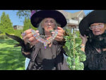 Cast A Spell Necklace & Pierced Earrings Set (Silvertone/Crystal AB)