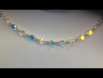 Fantasia Petite Beaded Link Necklace (Goldtone/Crystal AB)