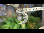 Moon Magic Goddess Seaview Moon Open Ring Charm (Brass Ox)