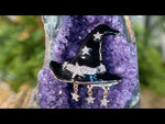 Starry Night Witch Hat Pin (Goldtone)
