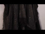 Fringed Sequin Fairy Robe (Charcoal Grey)