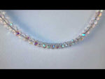 Shimmer Bead 18" Necklace (Goldtone/Crystal Ab)