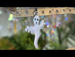 Baby Boo Ghost Open Ring Charm (Silvertone)