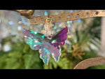 Super Fantasia Crystal Butterfly Open Ring Charm (Goldtone)