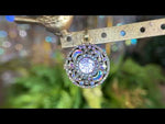 Celestial Goddess Seaview Moon Love Never Dies Open Ring Locket (Brass Ox)