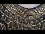 Enchantress Sequin Fringe Capelet(Gold)