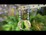 Moon Magic Pierced Earrings (Brass Ox)