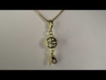 Seaview Moon Double Claw Magnetic Closure (Goldtone)