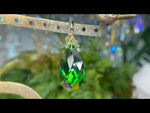 Crystal Dream Drop Open Ring Charm (Goldtone)