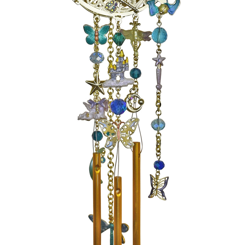Milky Way Pipe Dream Fairy Wind Chime (Goldtone)