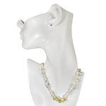 Crystal Queen Fresh Water Pearl Magnetic Interchangeable Necklace (Goldtone)