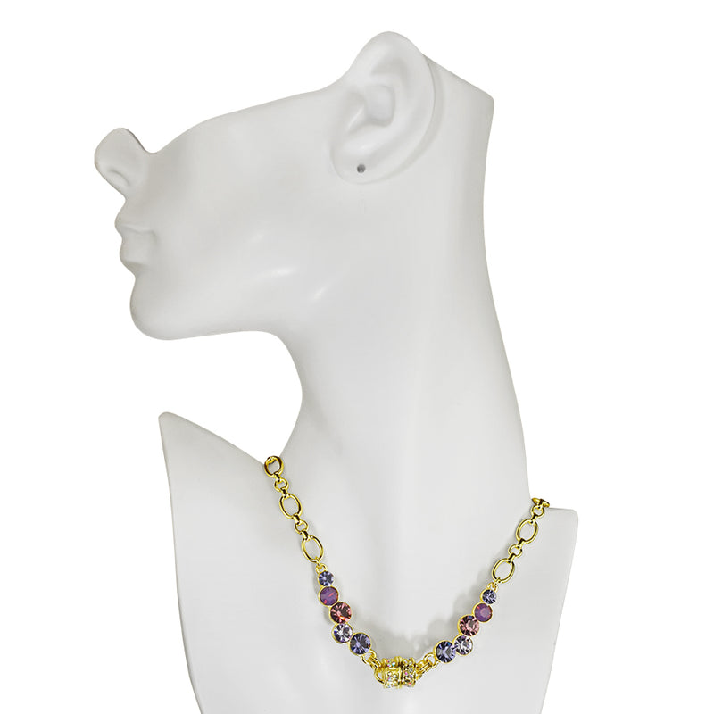 EFFY Collection EFFY® Multi-Gemstone (1-3/4 ct.t.w.) & Diamond (1/20 ct.  t.w.) Cluster Pendant Necklace in 14k Gold - Macy's