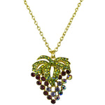 Vineyard Goddess Necklace (Goldtone)