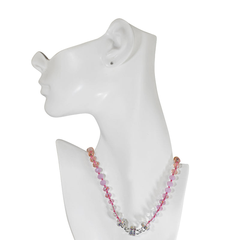 Buy Zaveri Pearls Pink Cateye Pearls Beaded Embellished Indo Western  Necklace-ZPFK16716 Online
