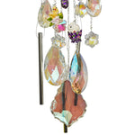 Honey Bunny Crystal Wind Chime (Sterling Silvertone/Purple)
