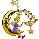 Pipedream Fairy Crystal bubble Shimmer Ornament (Goldtone)