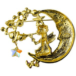 Pipedream Fairy Crystal Bubble Pin (Goldtone)