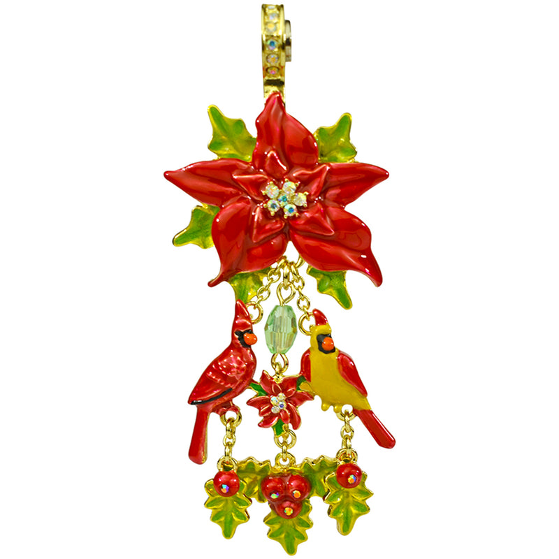 Cardinal Christmas Star Magnetic Enhancer (Goldtone)