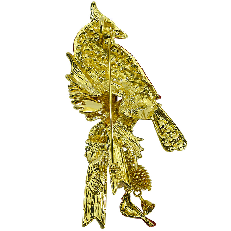 Cardinal Memories Pin Pendant (Goldtone)