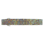 Sheer Bliss 5 Row Large Barrette (Sterling Silvertone/Crystal AB)