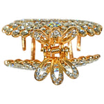 Royal Crown Small Hair Claw Clip (Goldtone)