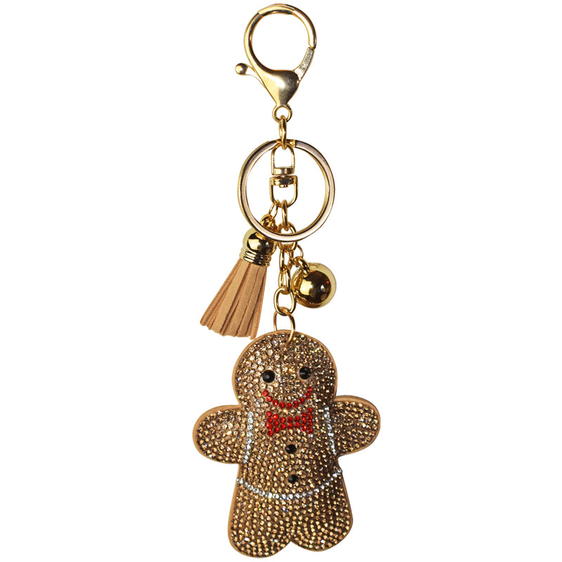 Gingerbread Key Chain Charmer (Goldtone)