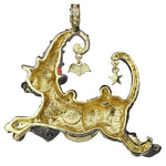 Salem Carousel Cat Magnetic Enhancer (Goldtone)