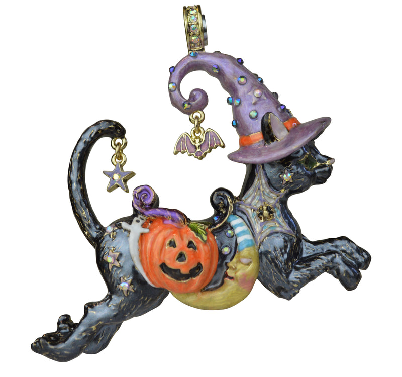 Salem Carousel Cat Magnetic Enhancer (Goldtone)