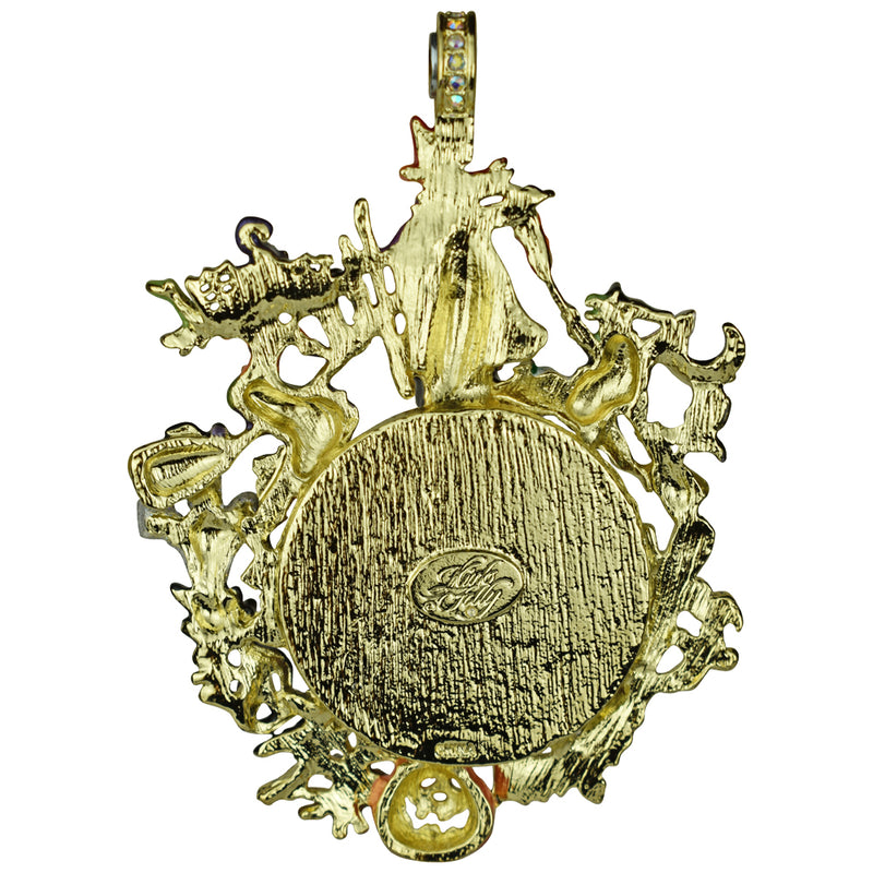 Witches Coven Goddess Seaview Moon Magnetic Enhancer (Goldtone)