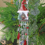 Enchanted Christmas Fairy House Wind Chime (Silvertone)