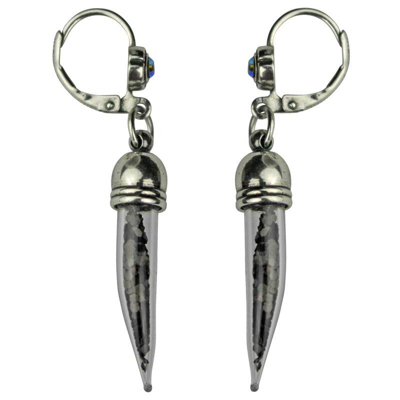 Thor's Talons Leverback Earrings (Silvertone)
