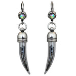 Thor's Talons Leverback Earrings (Silvertone)