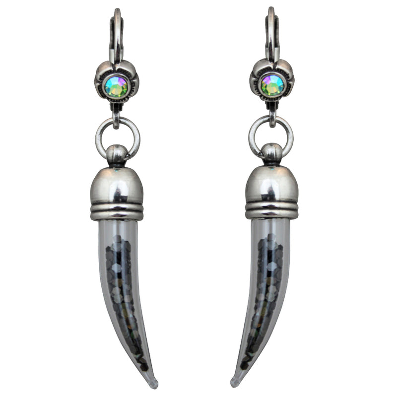 Thor's Talons Leverback Earrings (Silvertone)